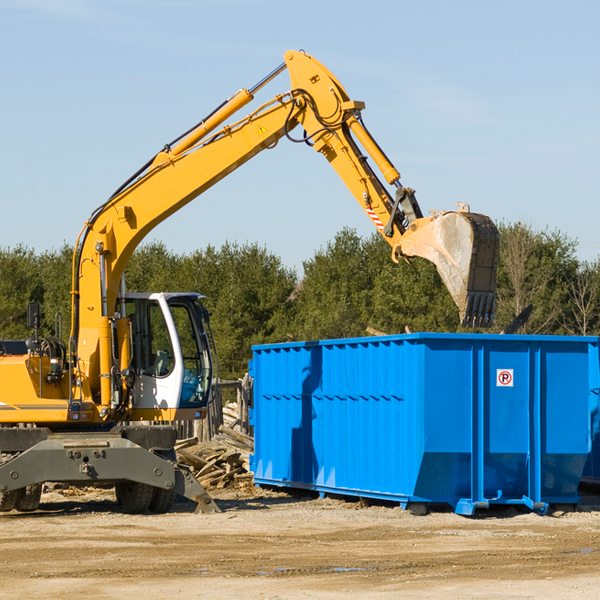 can i choose the location where the residential dumpster will be placed in Tyhee Idaho